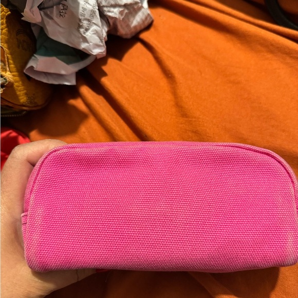 Prada Fuchsia Canvas Pouch - Picture 2 of 9